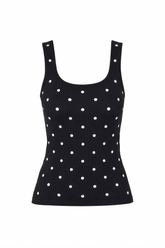 “NOT BASIC” BASIC POLKADOT CAMI TOP
