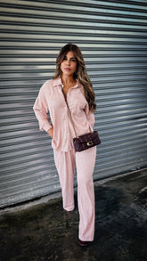 “DINA” LOUNGEWEAR SET PINK PEARL