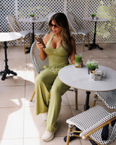 “OFF-DUTY” COMFY YET CHIC SET KIWI