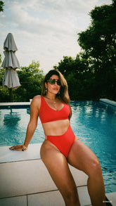 “BUYE” MONOKINI WITH RING DETAIL