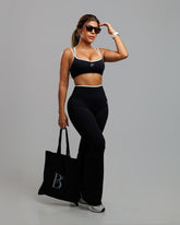 “ELEVATE” SPORT BRA AND FLARE PANTS SET