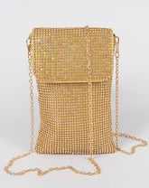 “GOLDIE” MINI RHINESTONE BAG
