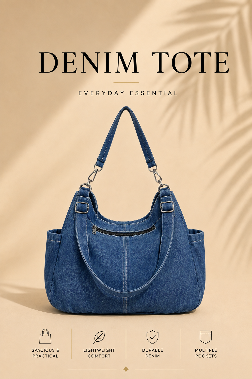 DENIM TOTE BAG