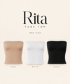 “RITA” STRAPLESS BASIC TOP
