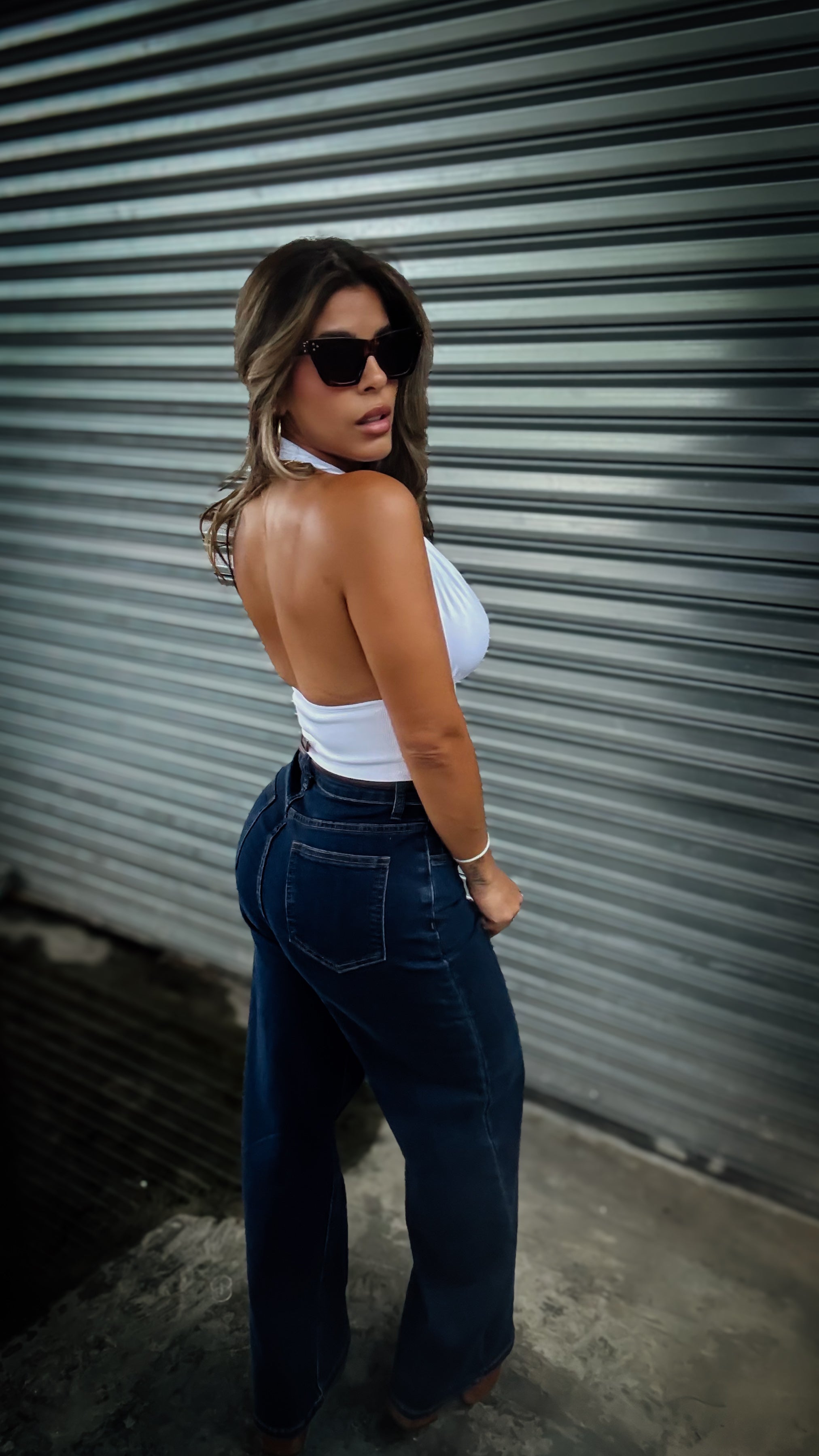 “HERA”HALTER NECK TOP