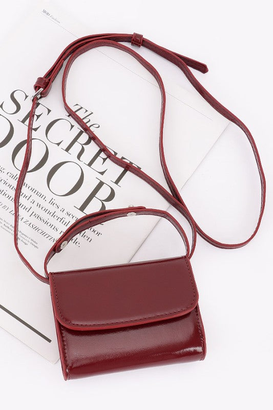 FAUX LEATHER MINI BAG