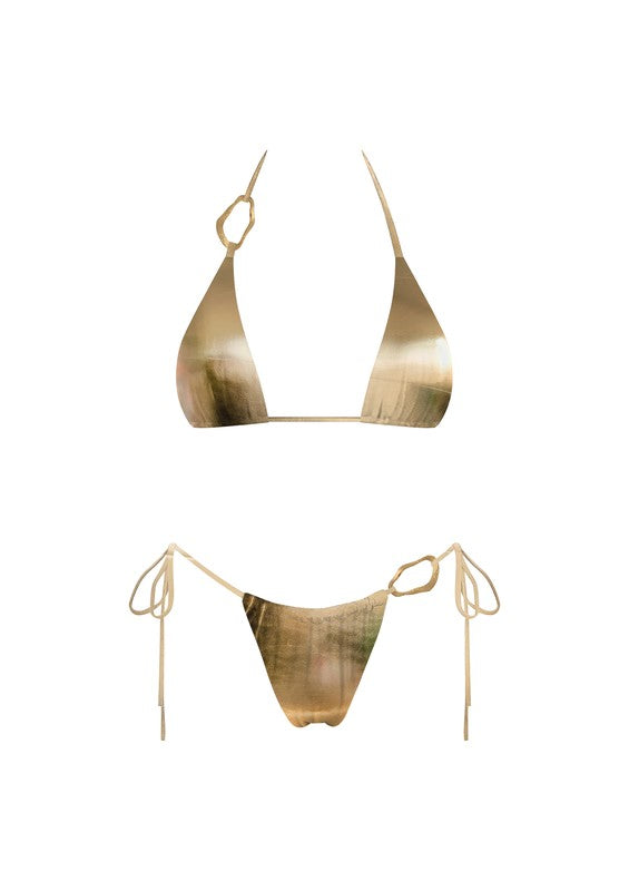 GOLDEN BIKINI SET