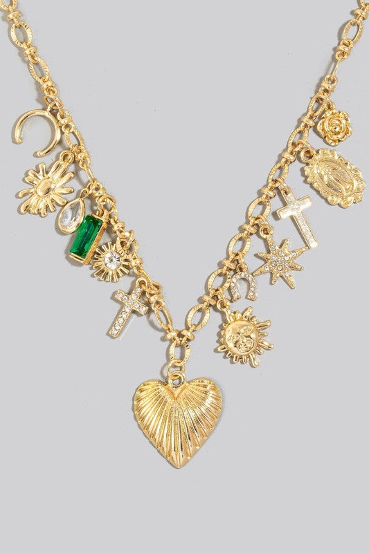 ASSORTED CHARM NECKLACE