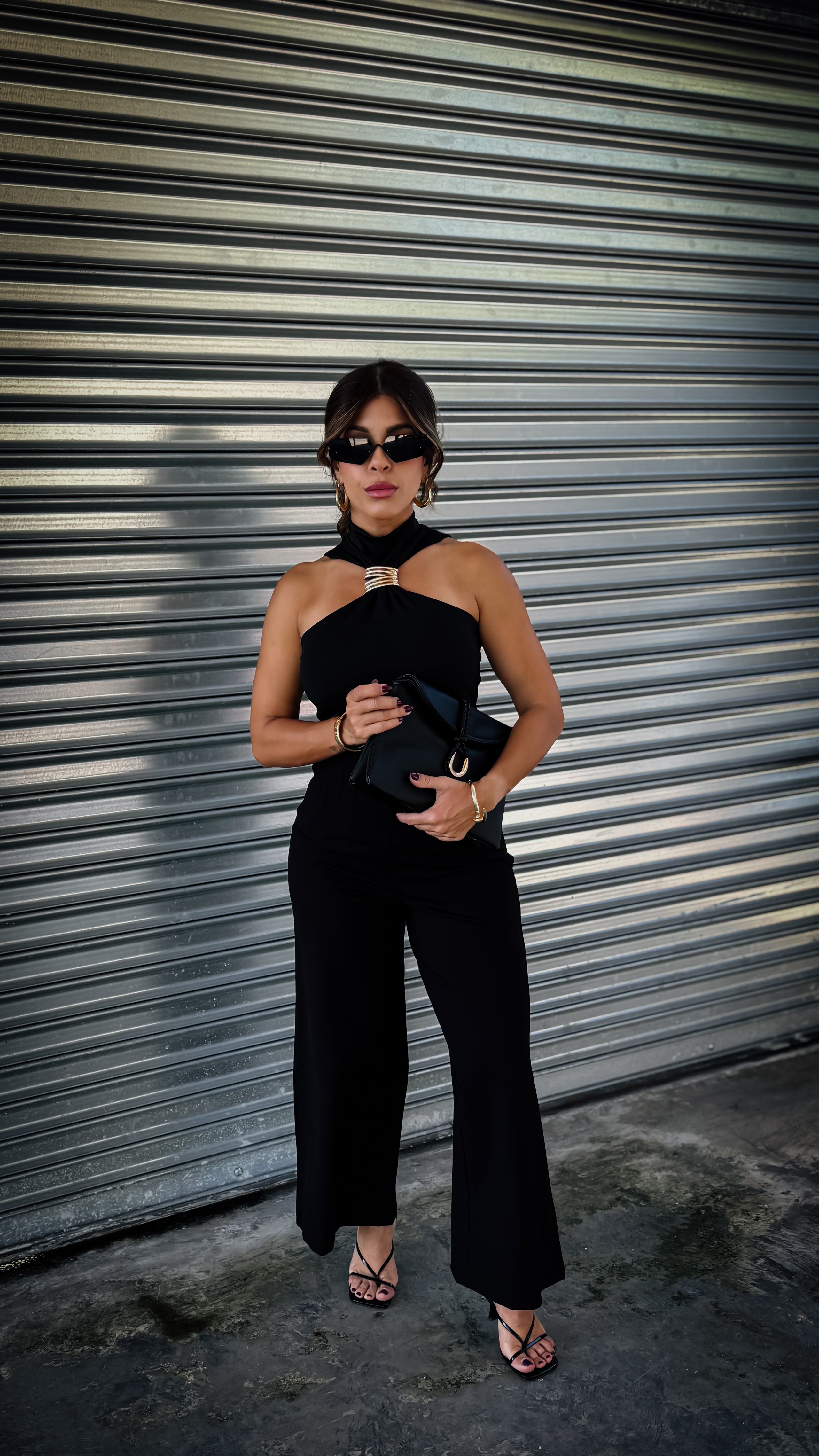 “ALANA” CROPPED FLARE DRESSY PANTS