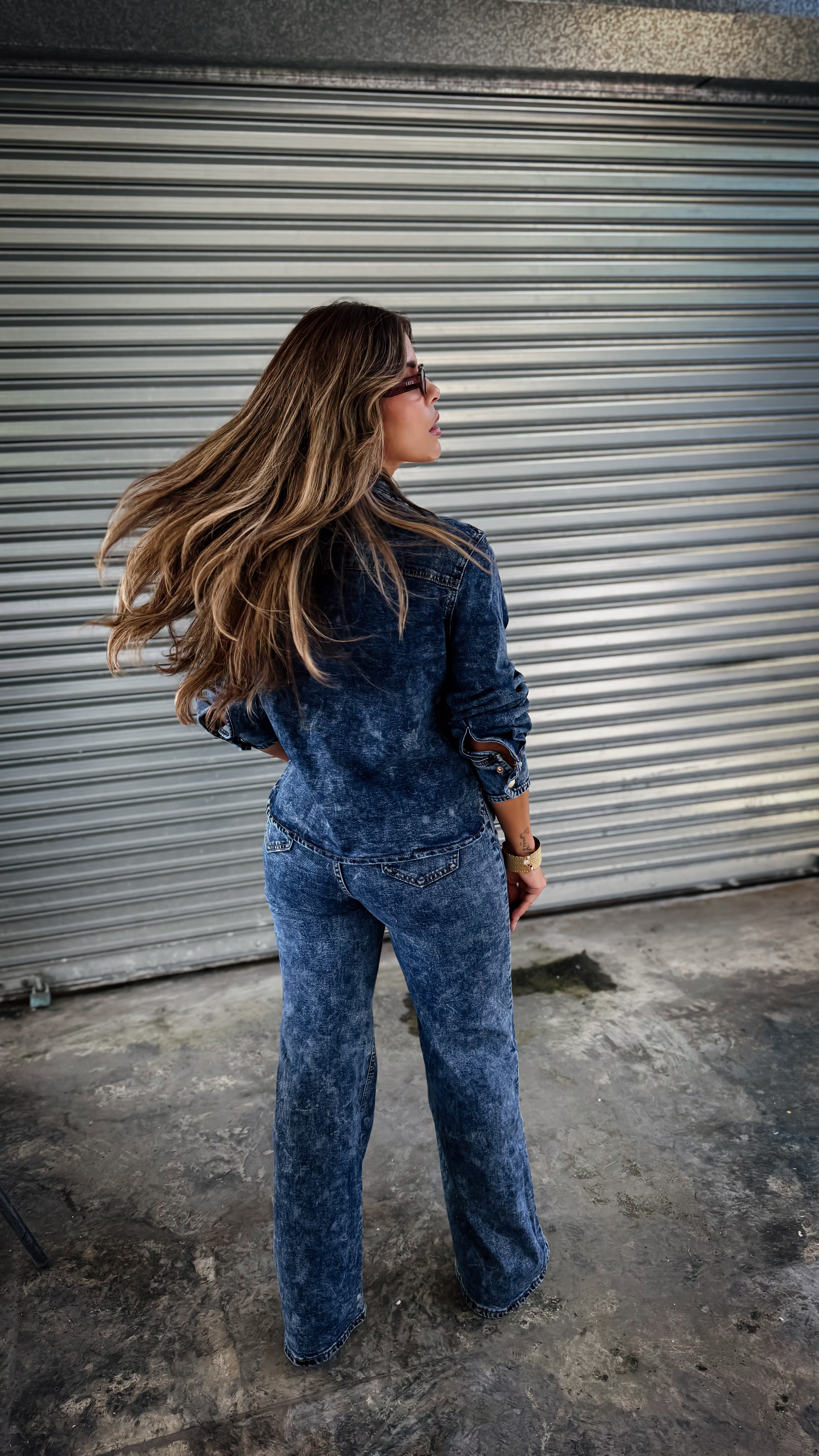 “GABRIELLA” DENIM SET