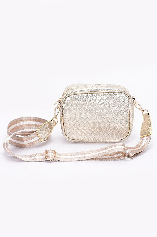 METALLIC CAMERA BAG
