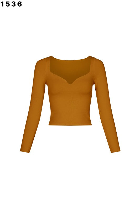 “HARVEST” BASIC LONG SLEEVE TOP