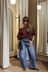 “FEDERIKA” BARREL VIBRANT DENIM