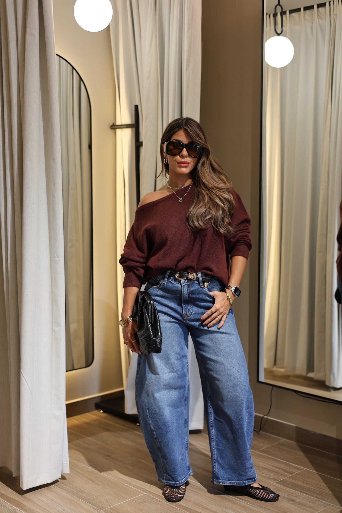 “FEDERIKA” BARREL VIBRANT DENIM