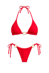 “FLAMENCO” RED BIKINI WITH RING RETAIL