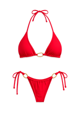 “FLAMENCO” RED BIKINI WITH RING RETAIL