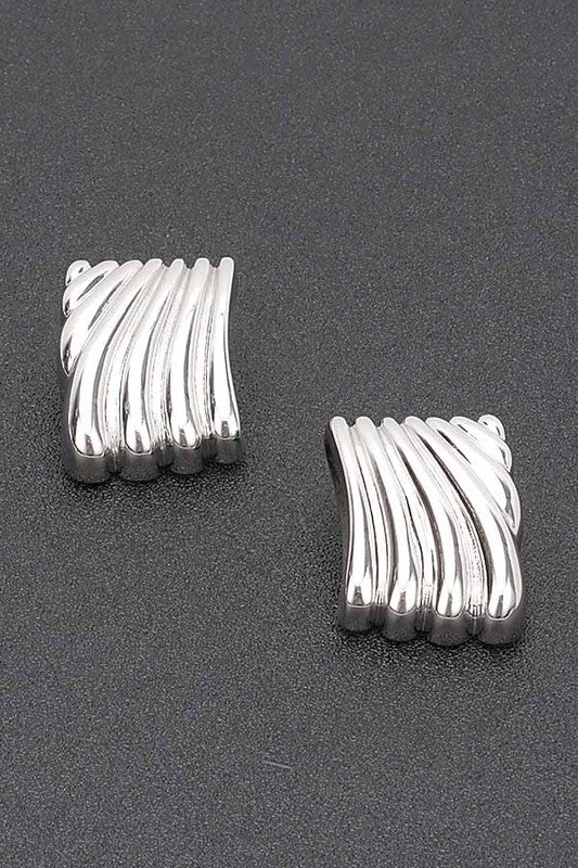 PLATED METAL EARRINGS