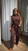 “TINA” NAPOLEON LINEN JUMPSUIT