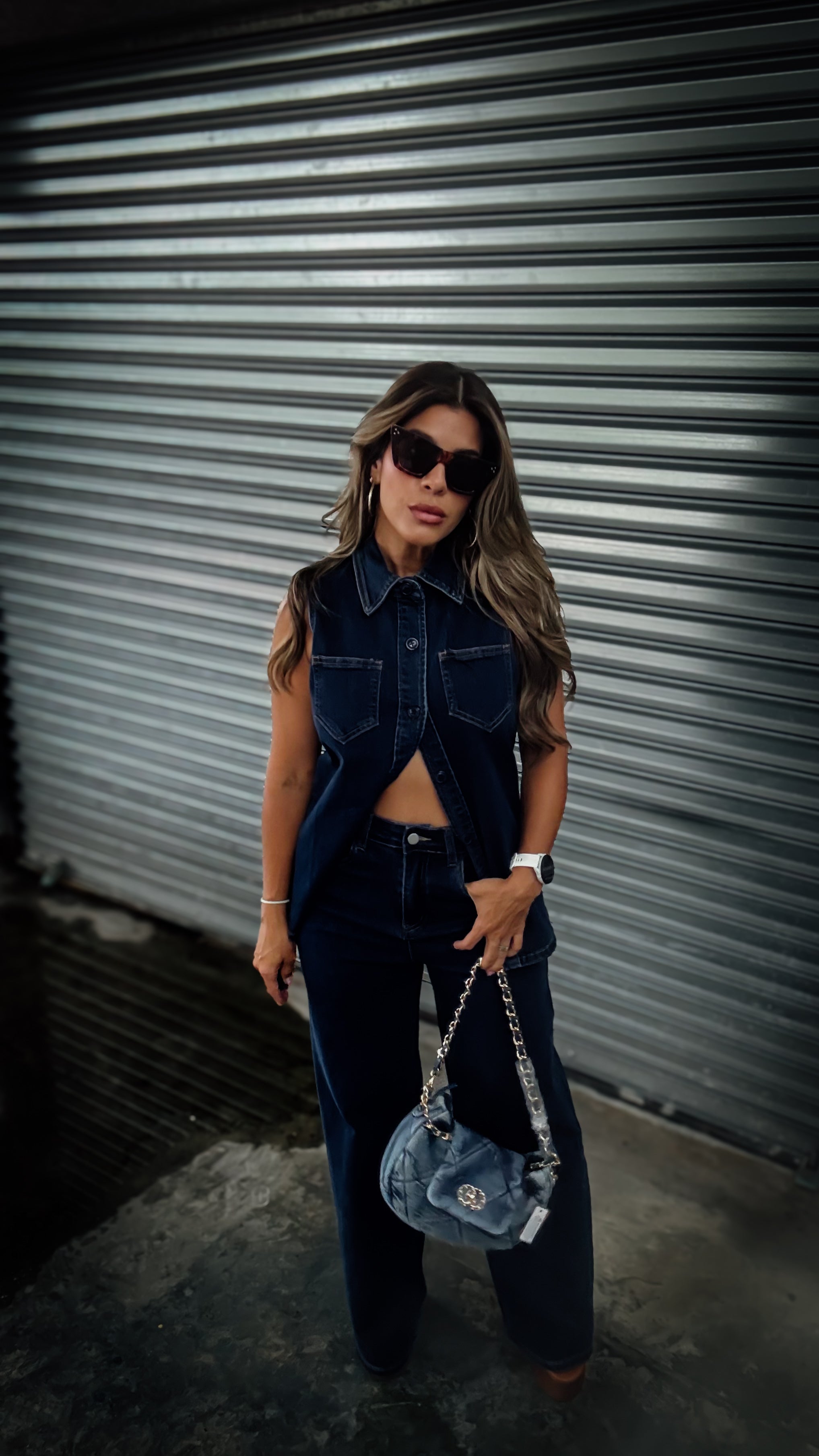 “GILLIAN” DENIM SET