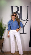 “OPAL” WIDE LEG DENIM