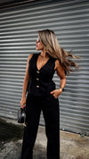 “GIAN” BUTTON DETAIL VEST