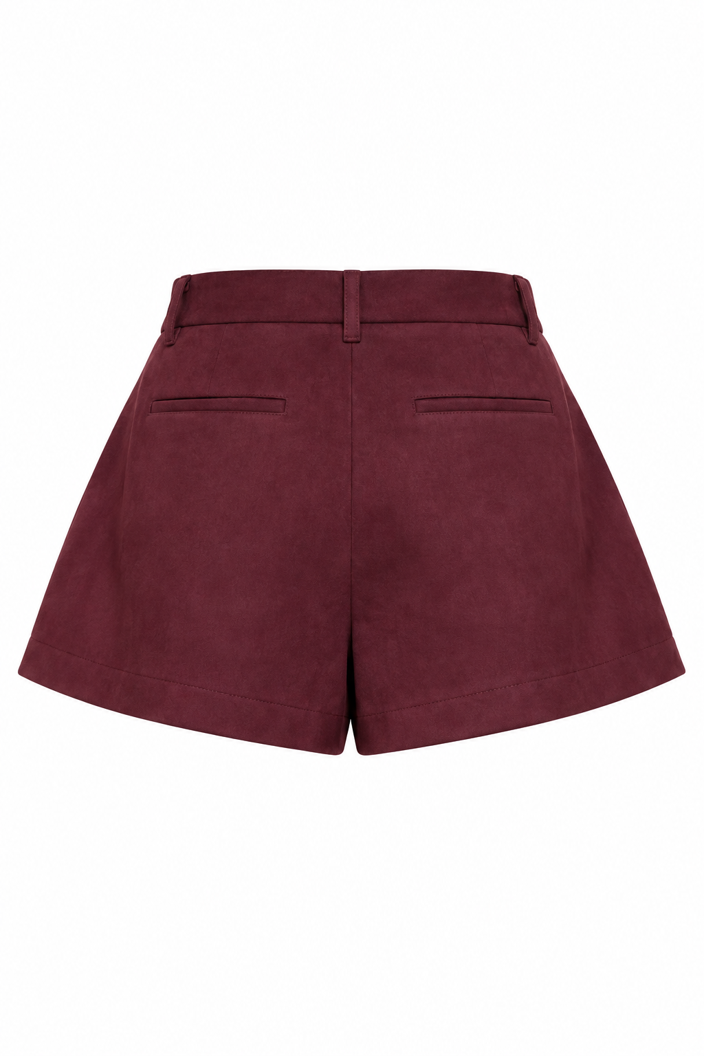 “ESTEFANIA” SUEDE PLEATED SHORTS
