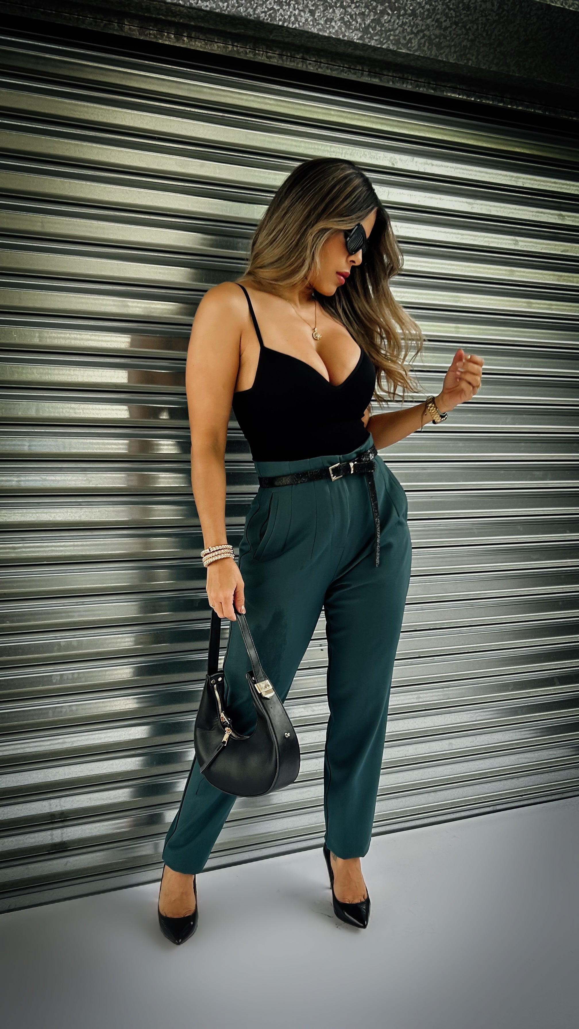 “POLLY” HIGH WAIST STRAIGHT TROUSERS