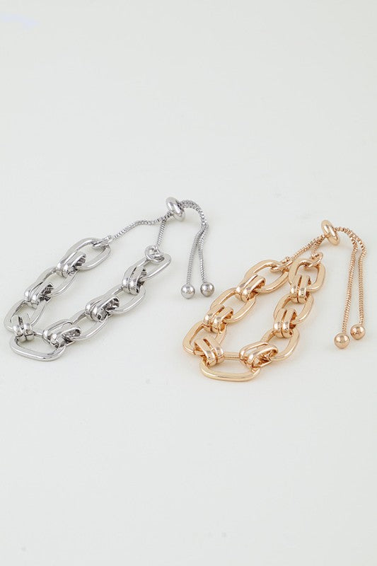 CHAIN LINK ADJUSTABLE BRACELET