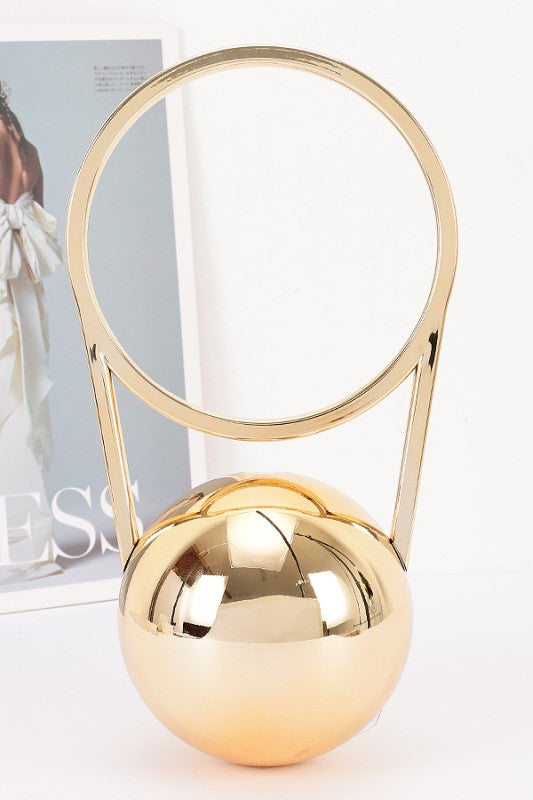 METALLIC ACRYLIC CLUTCH