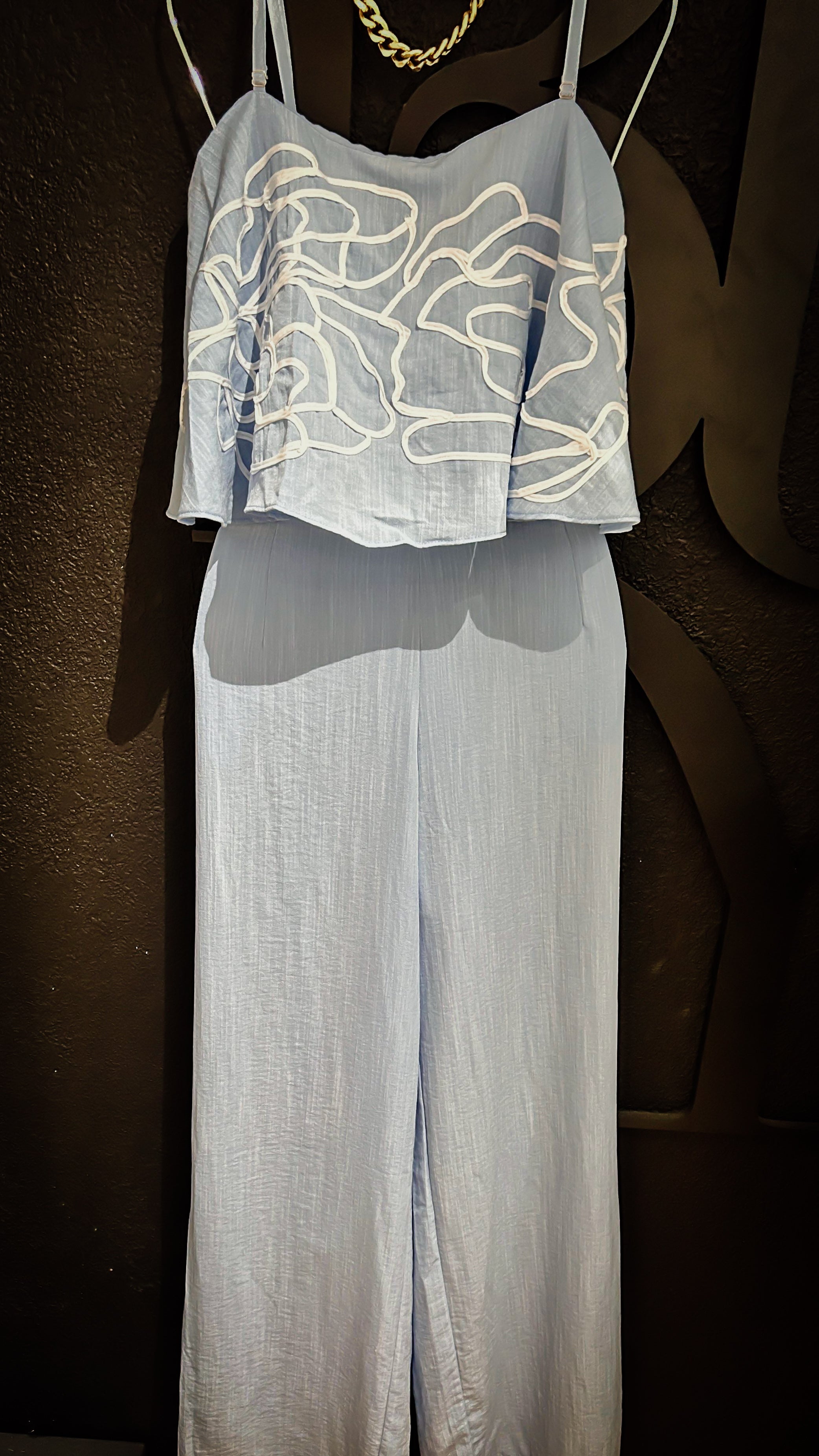 “VICKY” FLOWY TOP AND PANT SET
