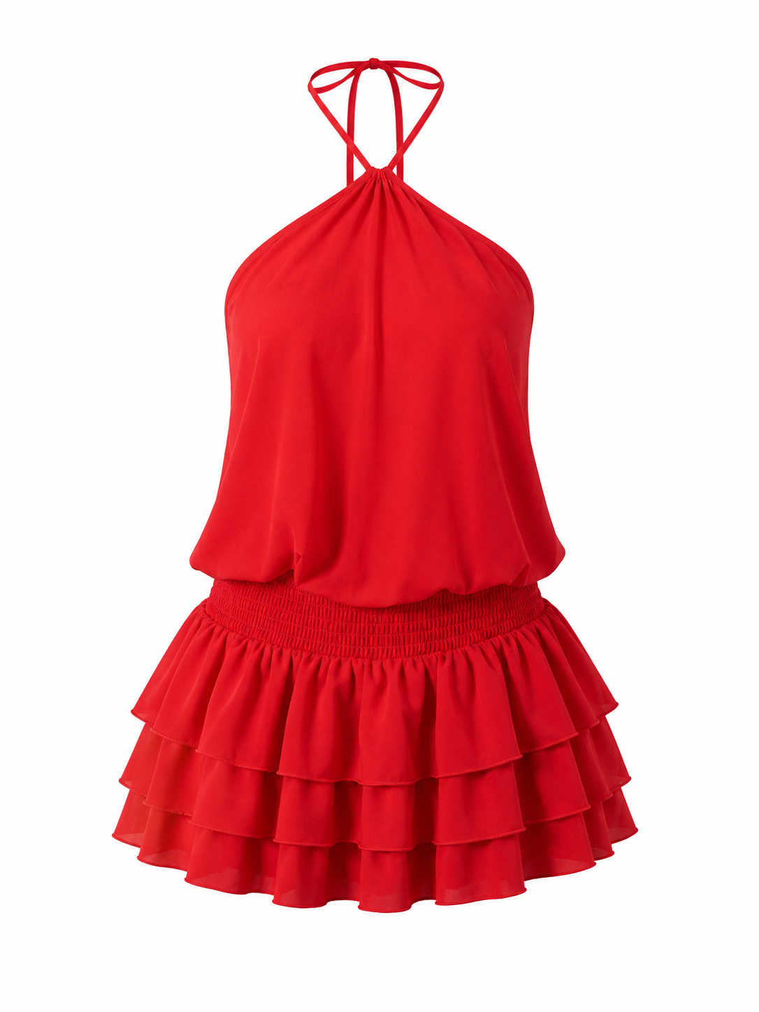 “BERRY” RUFFLE DETAIL ROMPER