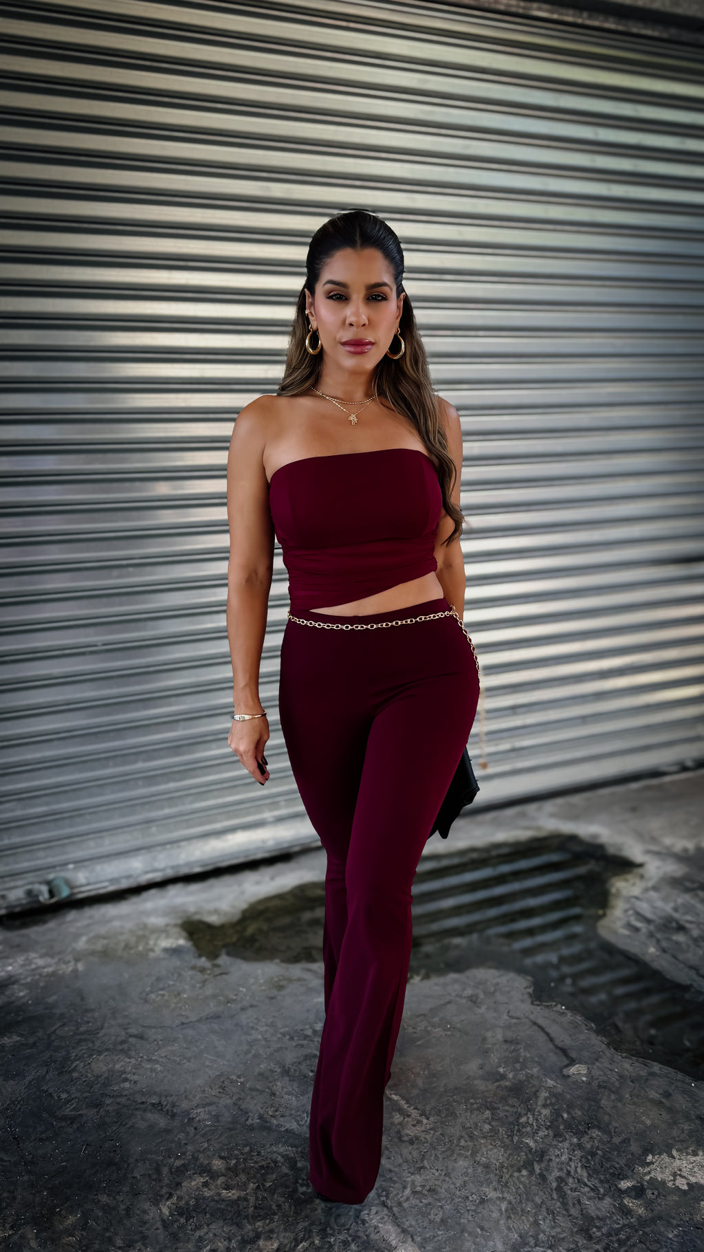 “EVE” ASYMMETRICAL MESH DETAIL JUMPSUIT