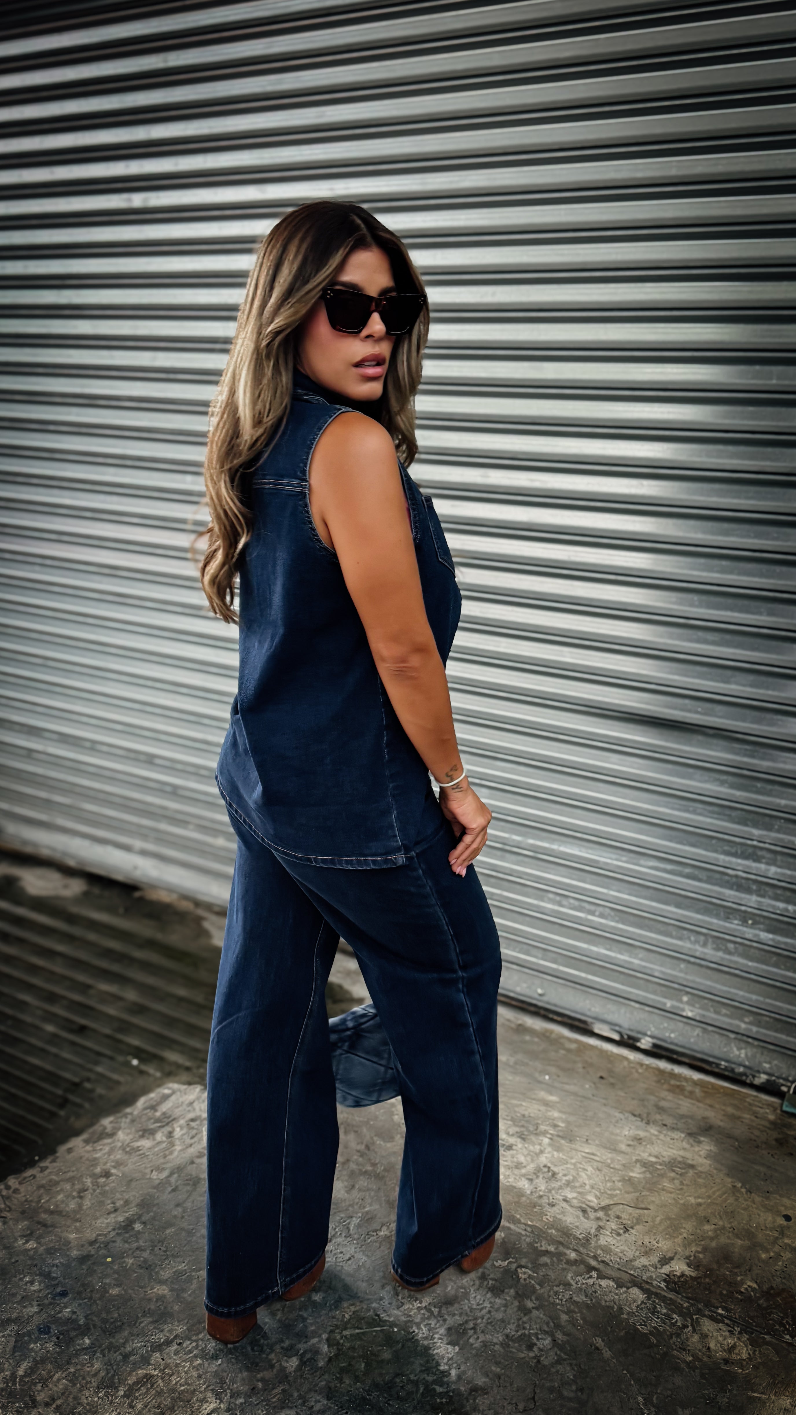 “GILLIAN” DENIM SET