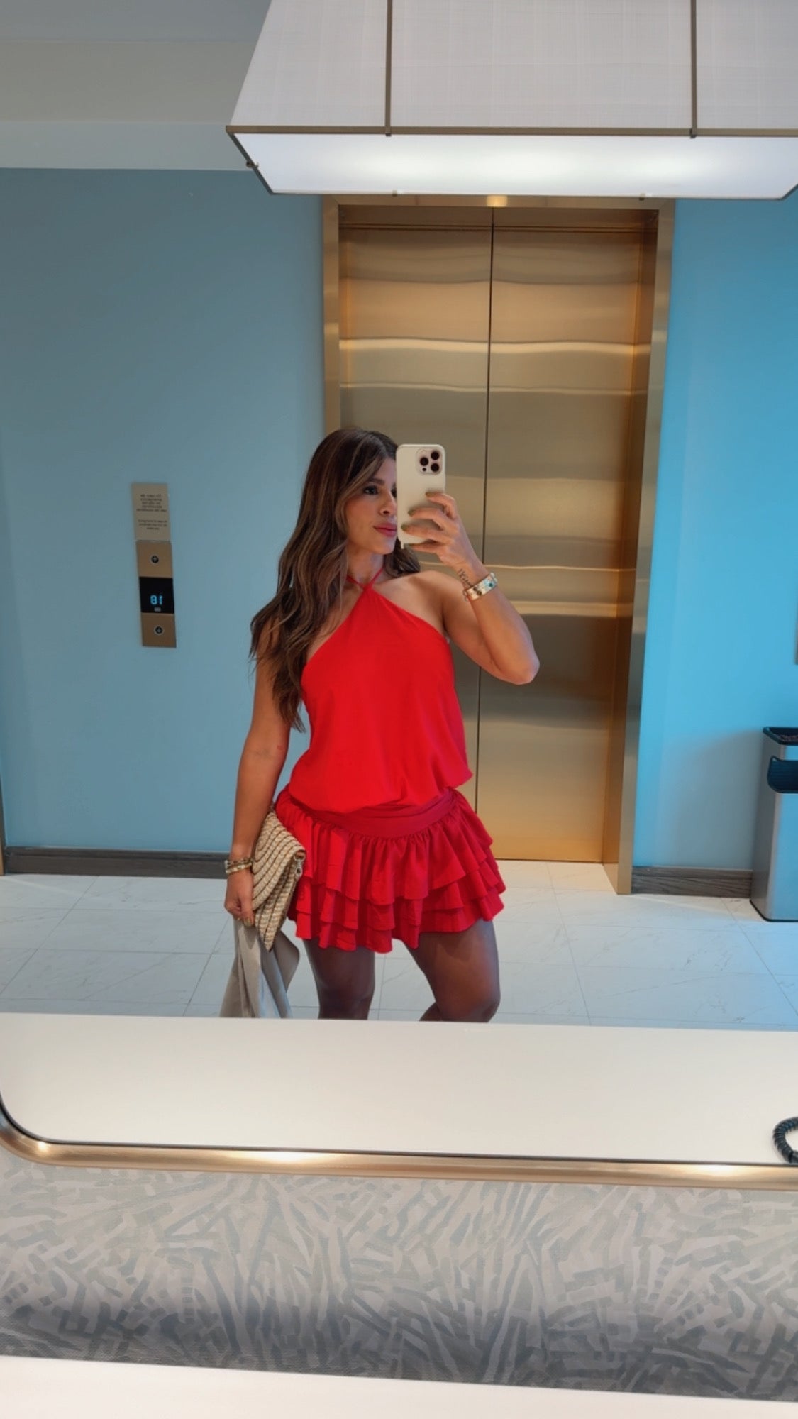“BERRY” RUFFLE DETAIL ROMPER