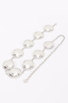 HAMMERED CIRCLE CHAIN BELT