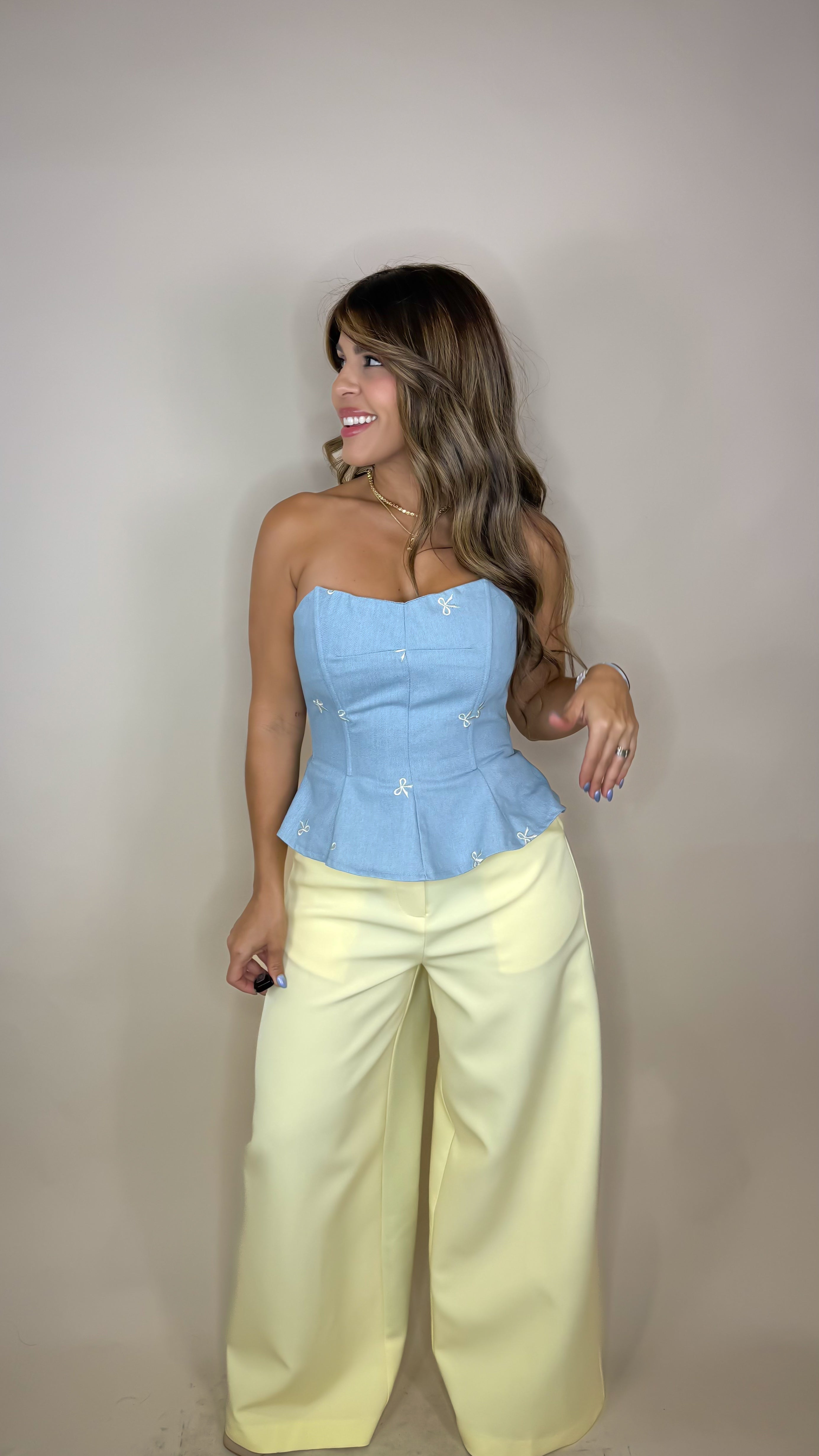 “BIANCA”  WIDE LEG TROUSER
