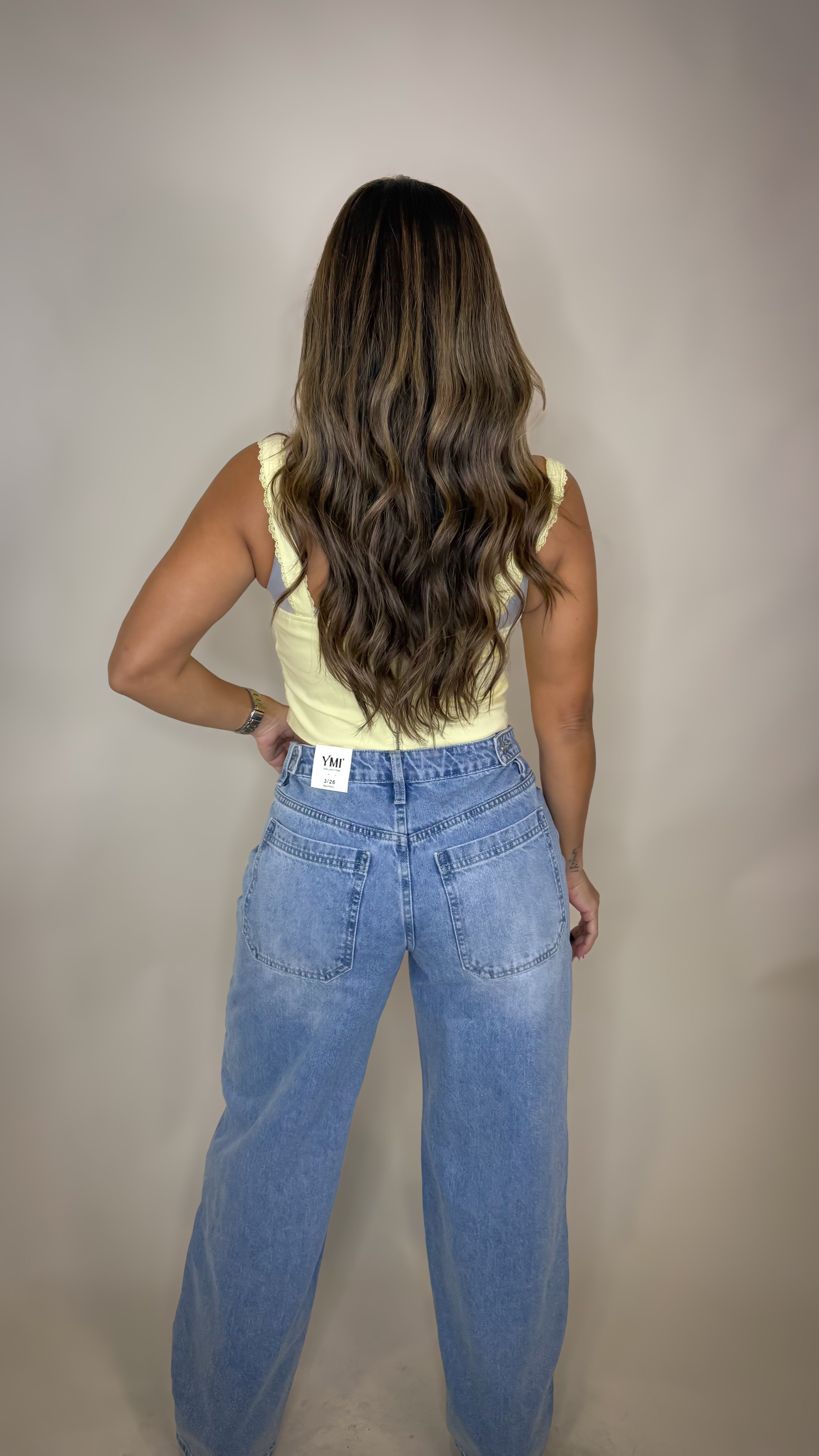 “MULAN” RELAXED MID RISE JEANS