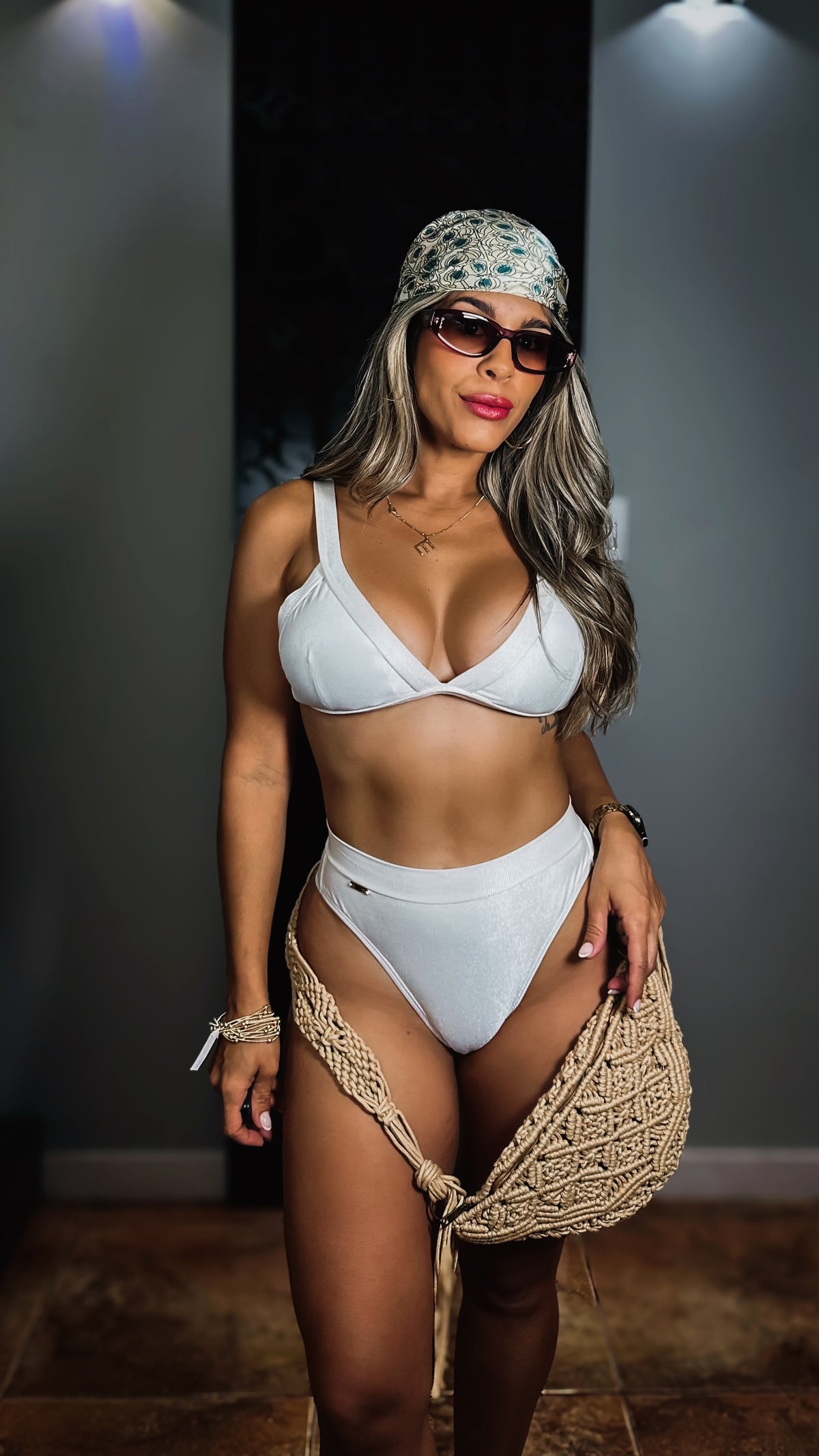 “LANA” TWO PIECE BRAZILIAN SWIMSUIT IVORY