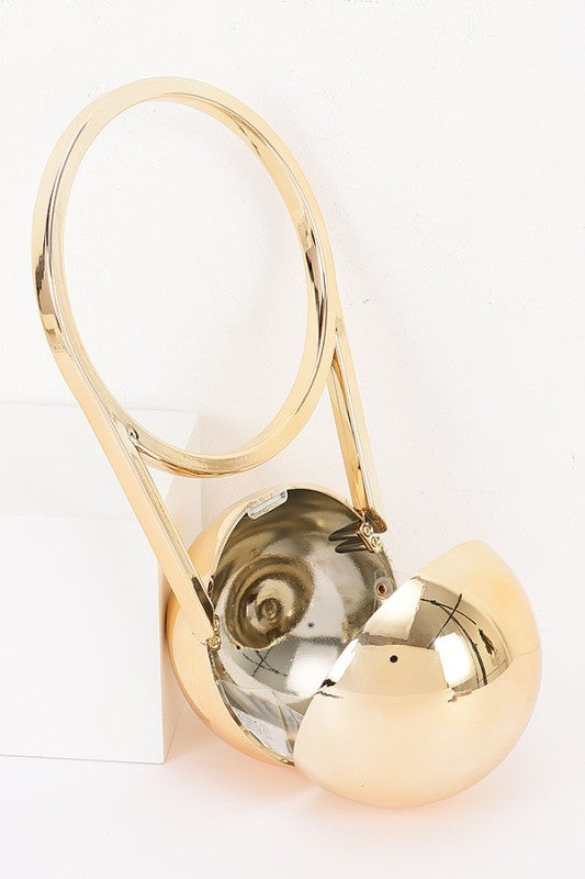 METALLIC ACRYLIC CLUTCH