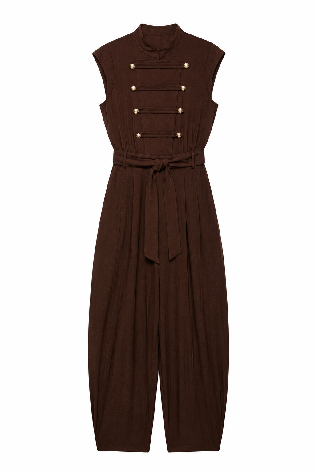 “TINA” NAPOLEON LINEN JUMPSUIT