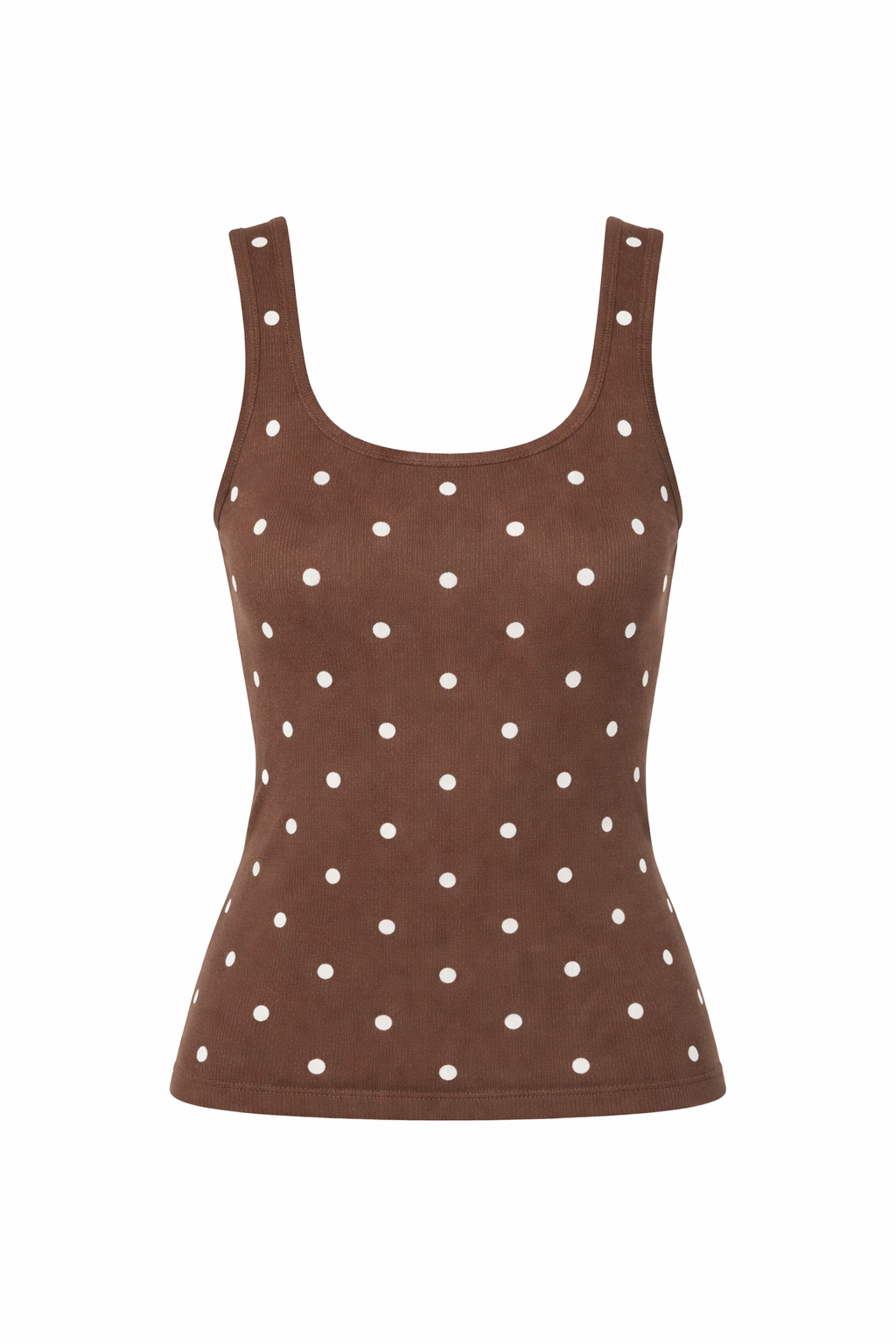 “NOT BASIC” BASIC POLKADOT CAMI TOP