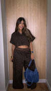 “RITA” LEOPARD PRINT CASUAL SET