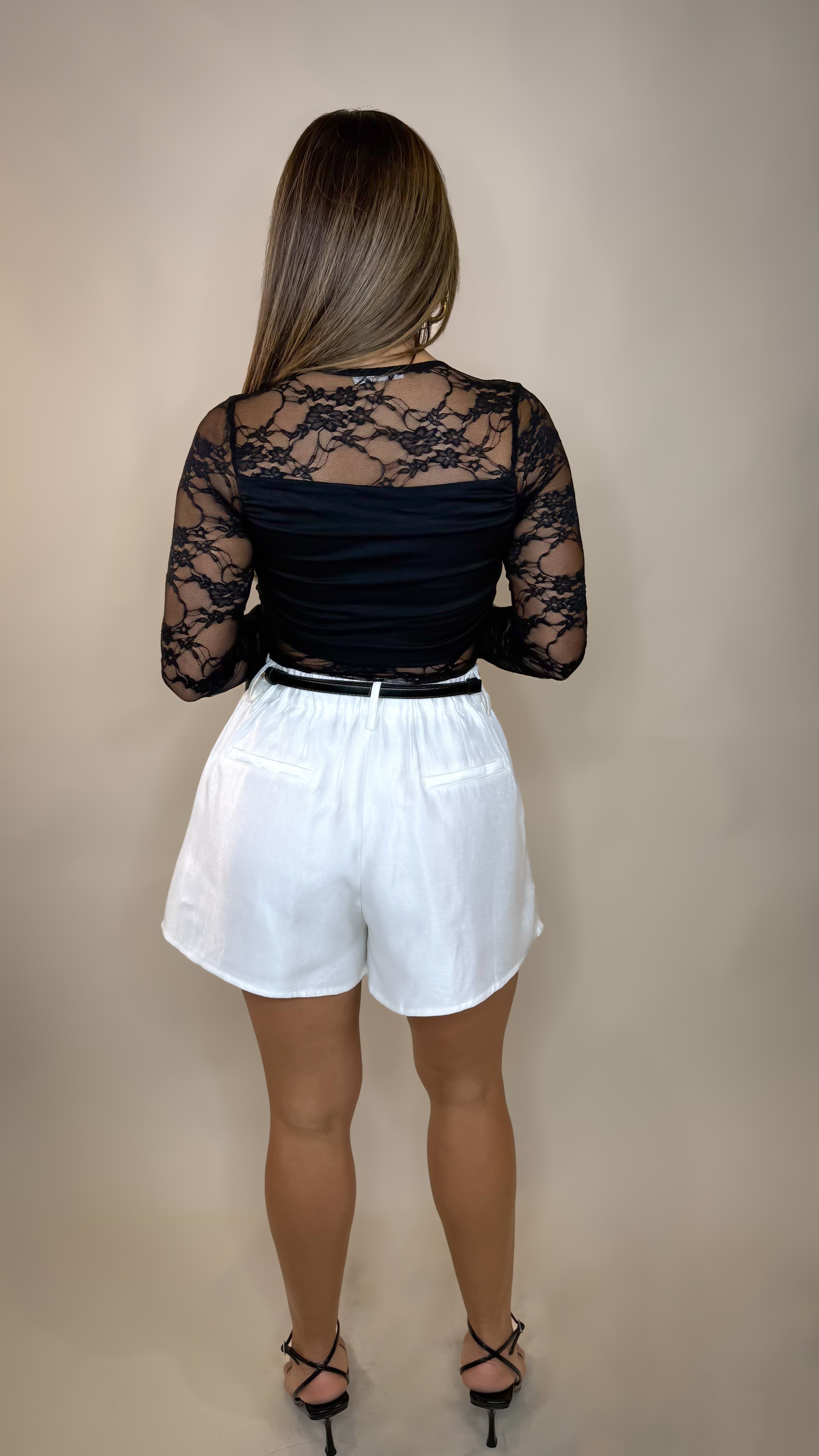 “VALERIA” LACE TOP WITH COVERED BUST