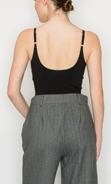 “ELY” SCOOP SEAMLESS BASIC BODYSUIT