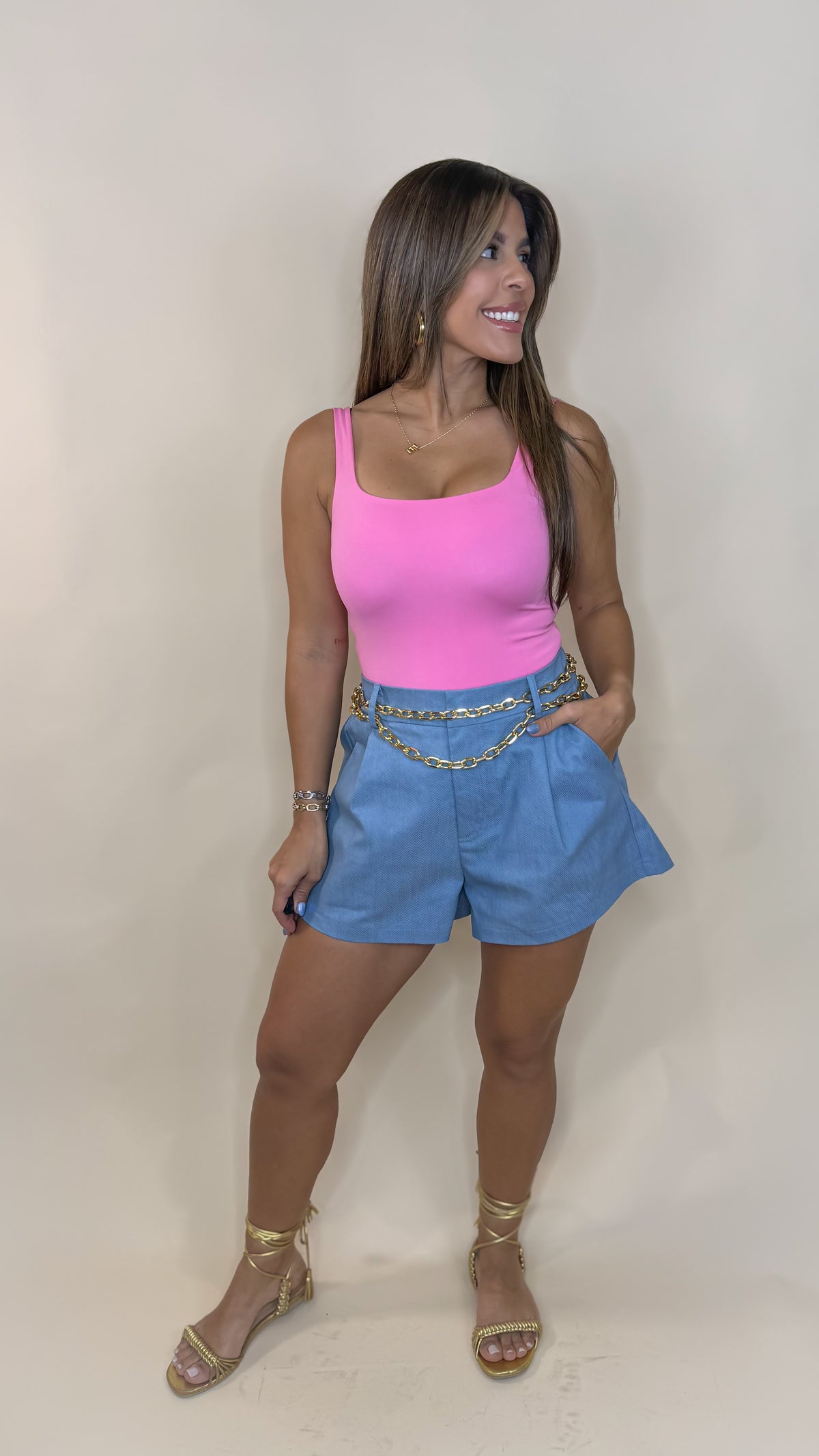 “RENÉE” HIGH WAIST SHORT
