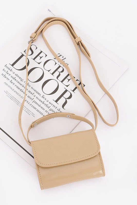 FAUX LEATHER MINI BAG