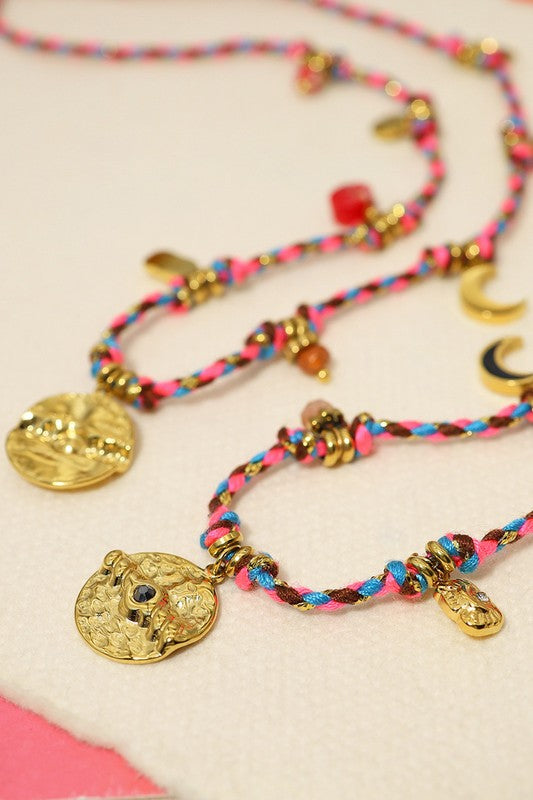 WOVEN BOHO NECKLACE