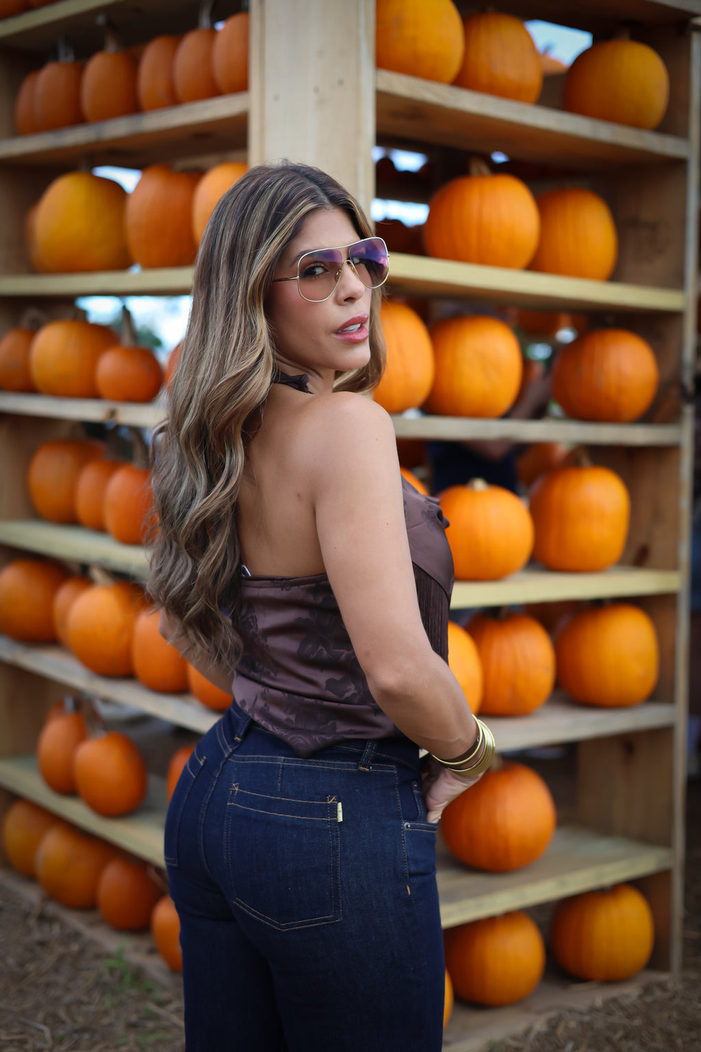 “HAILEY” DARK VIBRANT DENIM