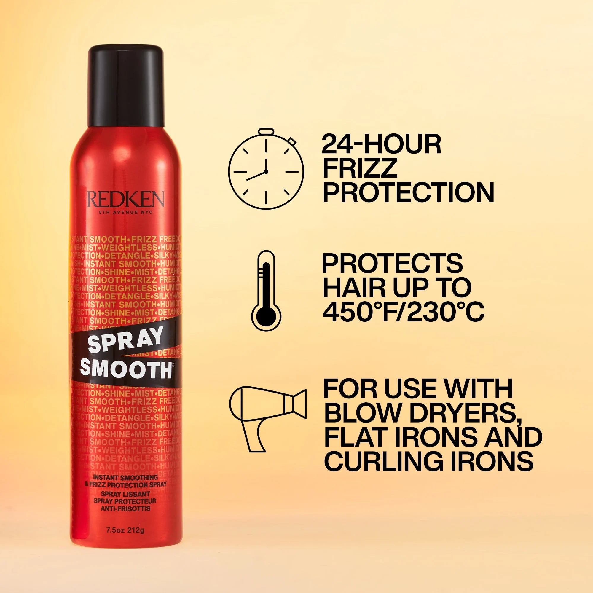 REDKEN SPRAY SMOOTH  HEAT PROTECTION