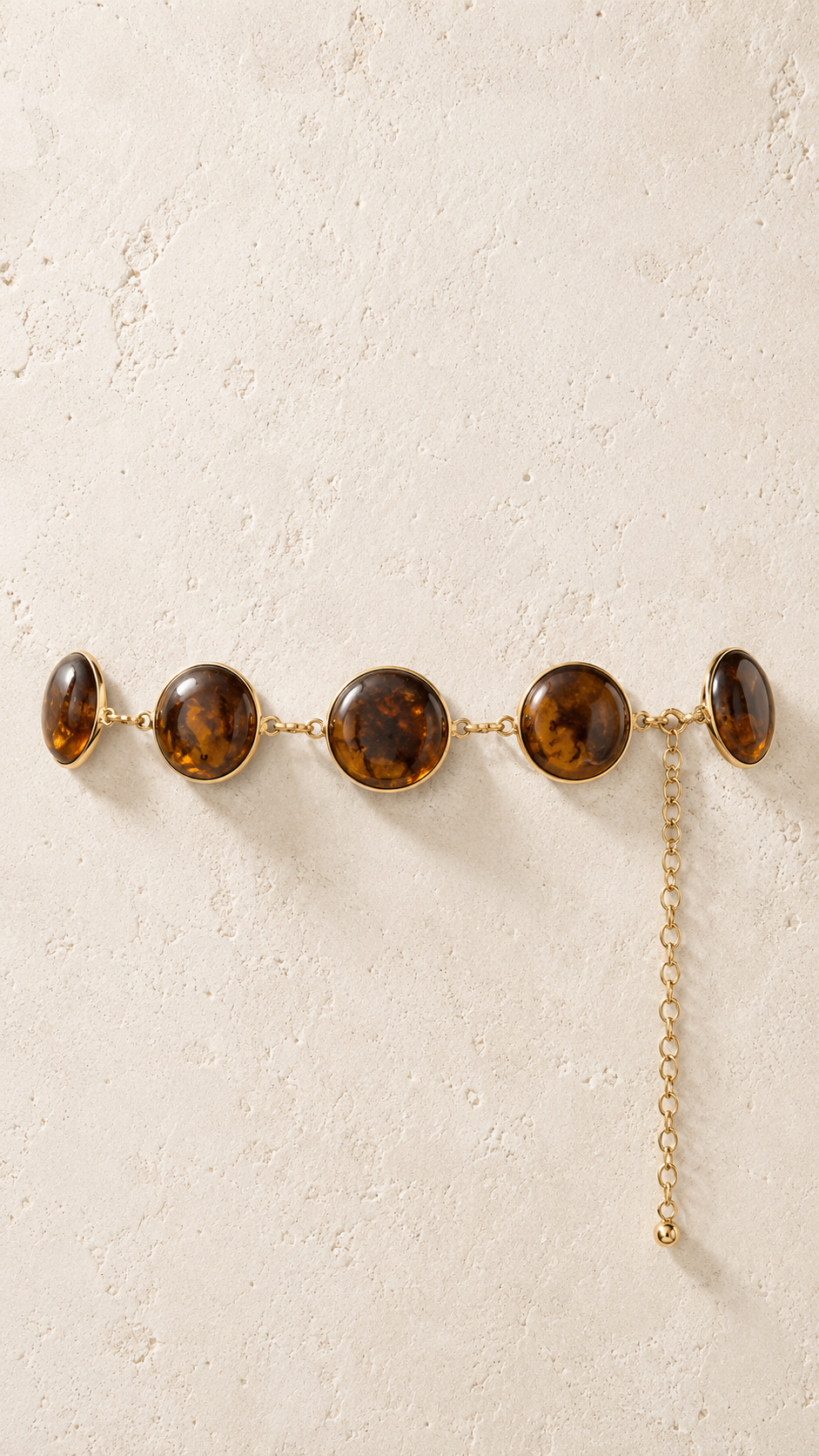 ROUND GEM CHAIN BELT